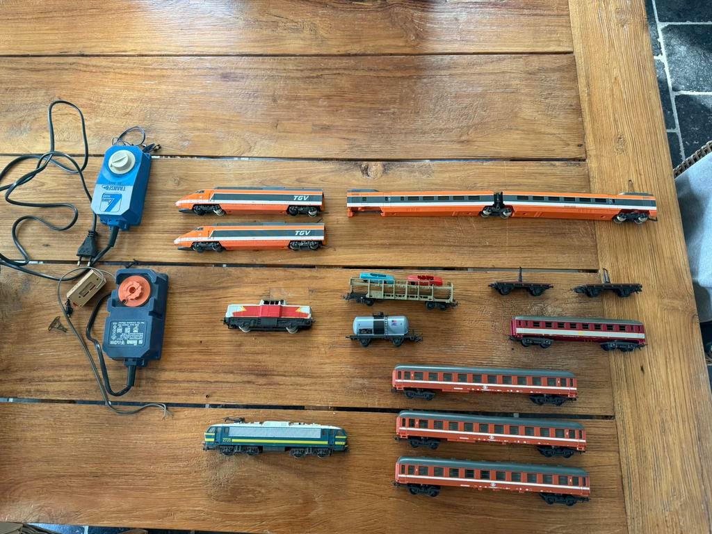 Lima locomotief, TGV, tram, sporen,…, Hobby en Vrije tijd, Ophalen, Gebruikt, Locomotief, Lima