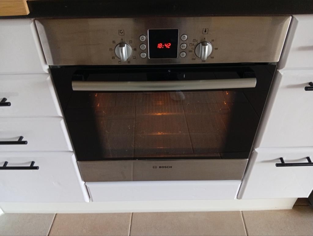 Bosch-oven, 45 tot 60 cm, Gebruikt, Hete lucht, 60 cm of meer