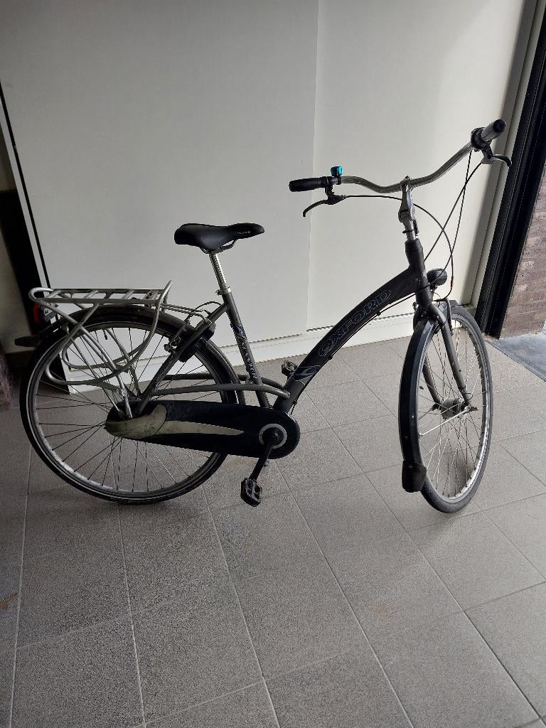Oxford grijze damesfiets, Fietsen en Brommers, Fietsen | Dames | Damesfietsen, Gebruikt, 47 tot 50 cm, Versnellingen, Ophalen