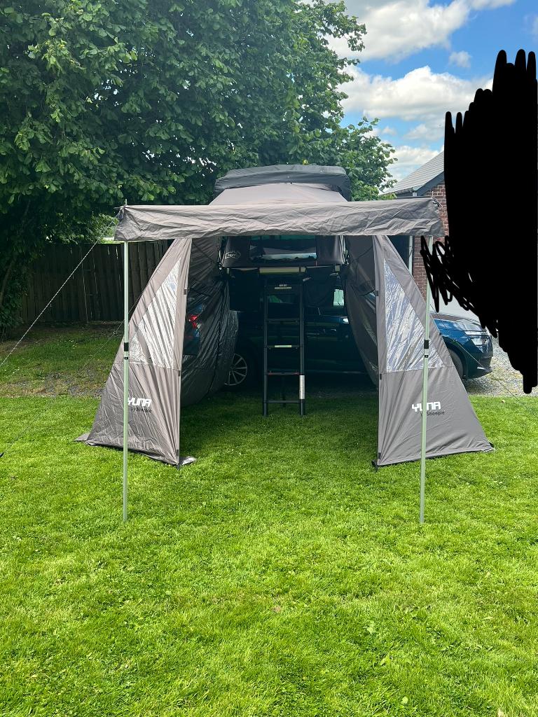 Auvent pour tente de toit, Caravans en Kamperen, Ophalen, Gebruikt, Overige merken