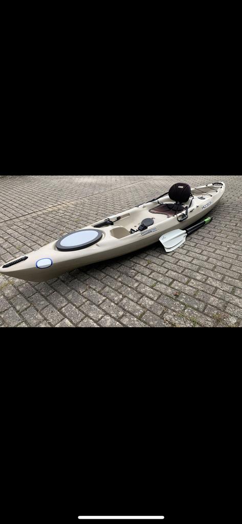 Perception pescador 12.0  sit-on-top viskayak, Watersport en Boten, Ophalen, Zo goed als nieuw