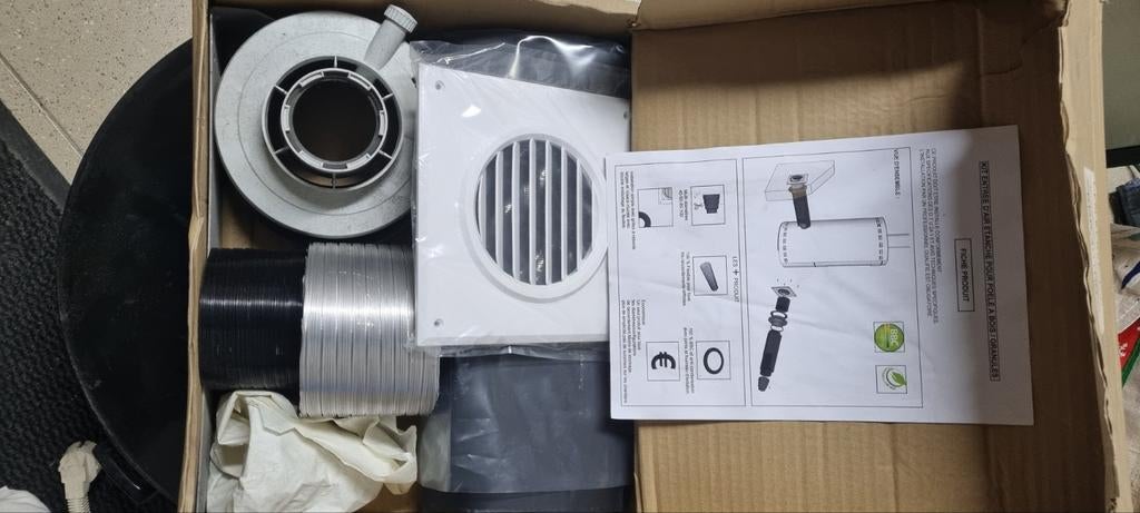 Kit voor aansluiting pelletkachel, Ophalen, Pelletkachel