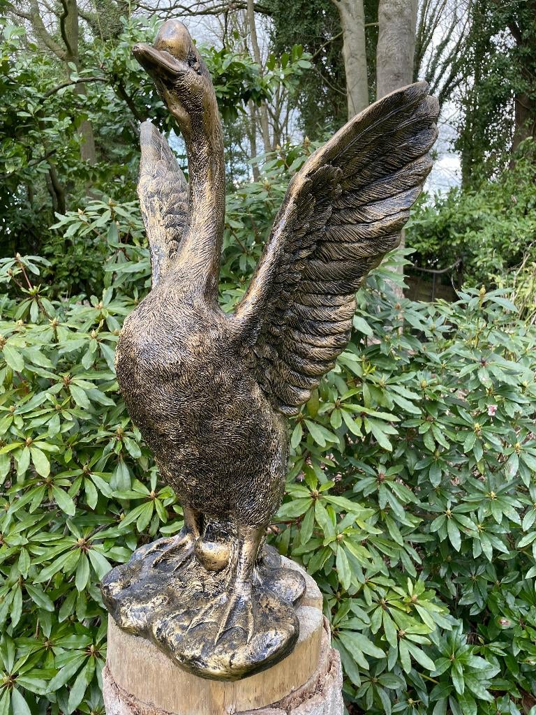 Image Oie, jardin, étang, pelouse 80cm, Enlèvement, Neuf, Synthétique, Animal