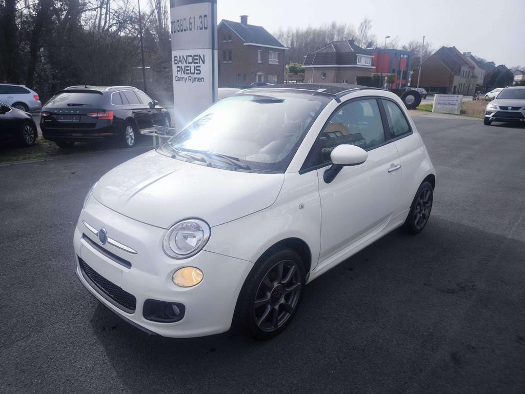 Fiat 500C 500C 1.2i Sport look Abart (bj 2015), 4 zetels, Stof, Gebruikt, 4 cilinders