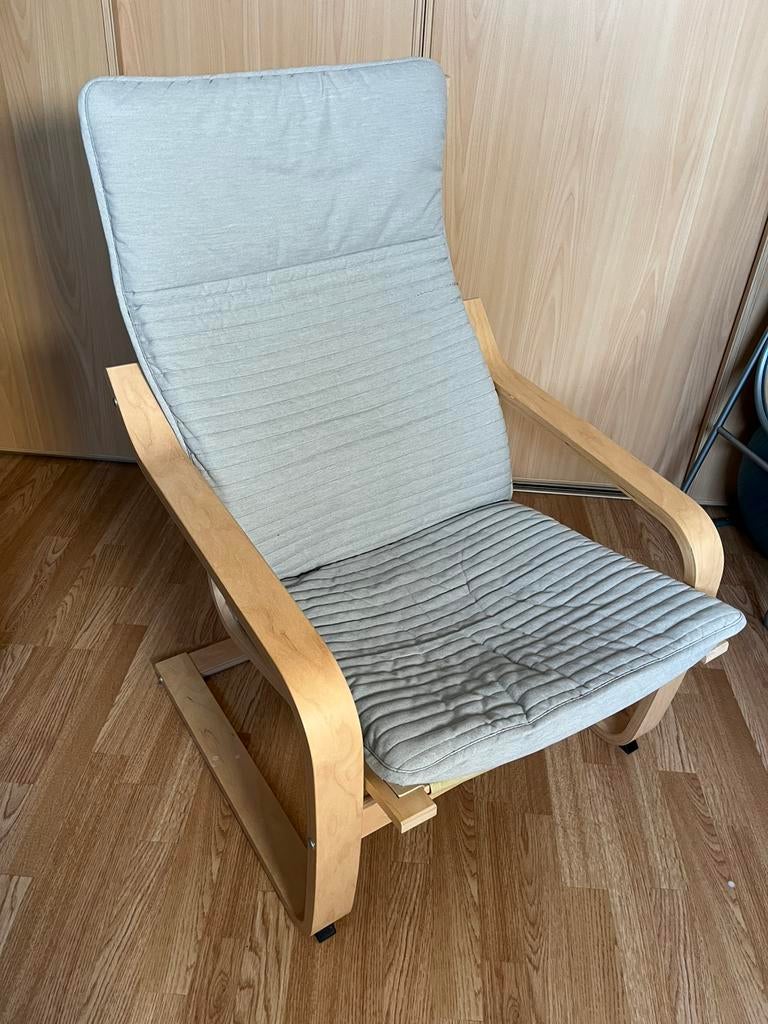 Chaise à bascule, Maison & Meubles, Enlèvement, Comme neuf, Gris