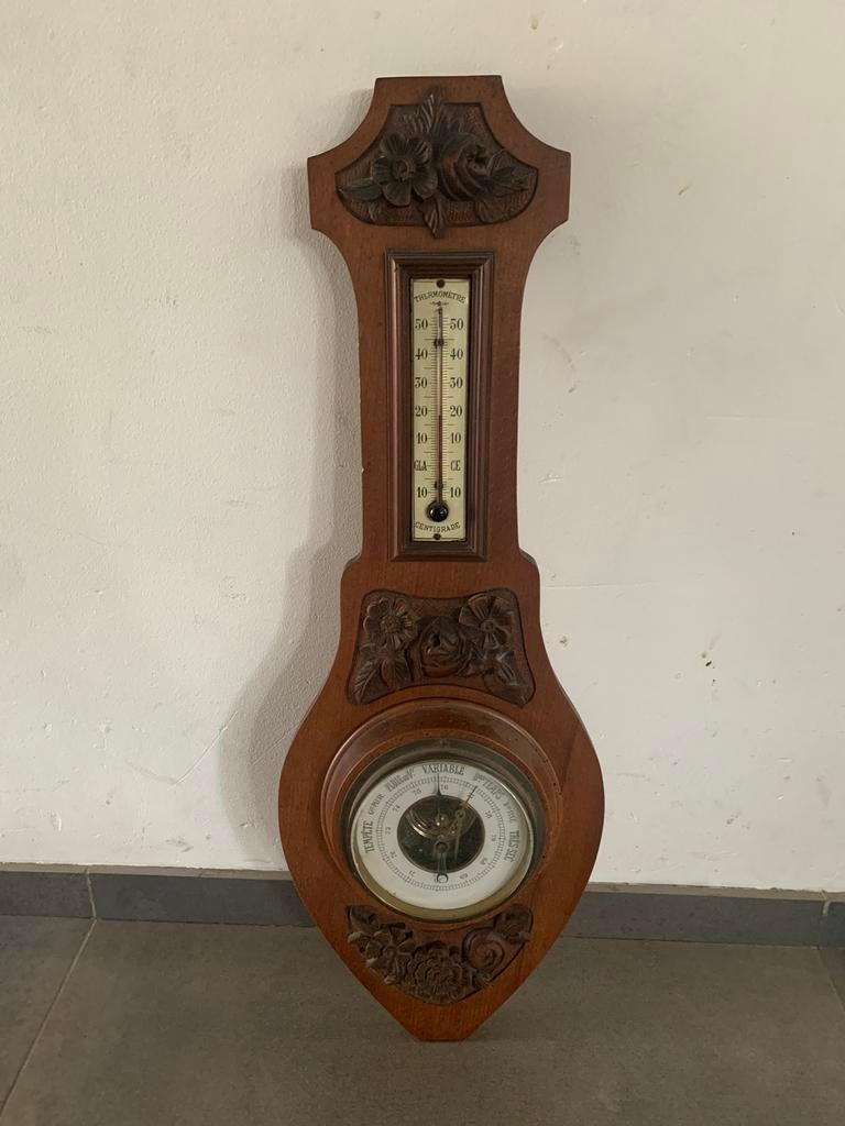 Thermo en barometer, Ophalen, Zo goed als nieuw, Barometer