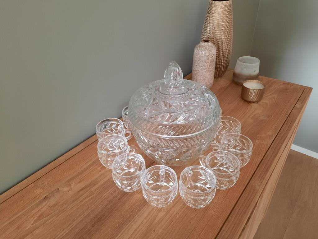 Service à Sangria Crystal vintage, Antiquités & Art, Enlèvement