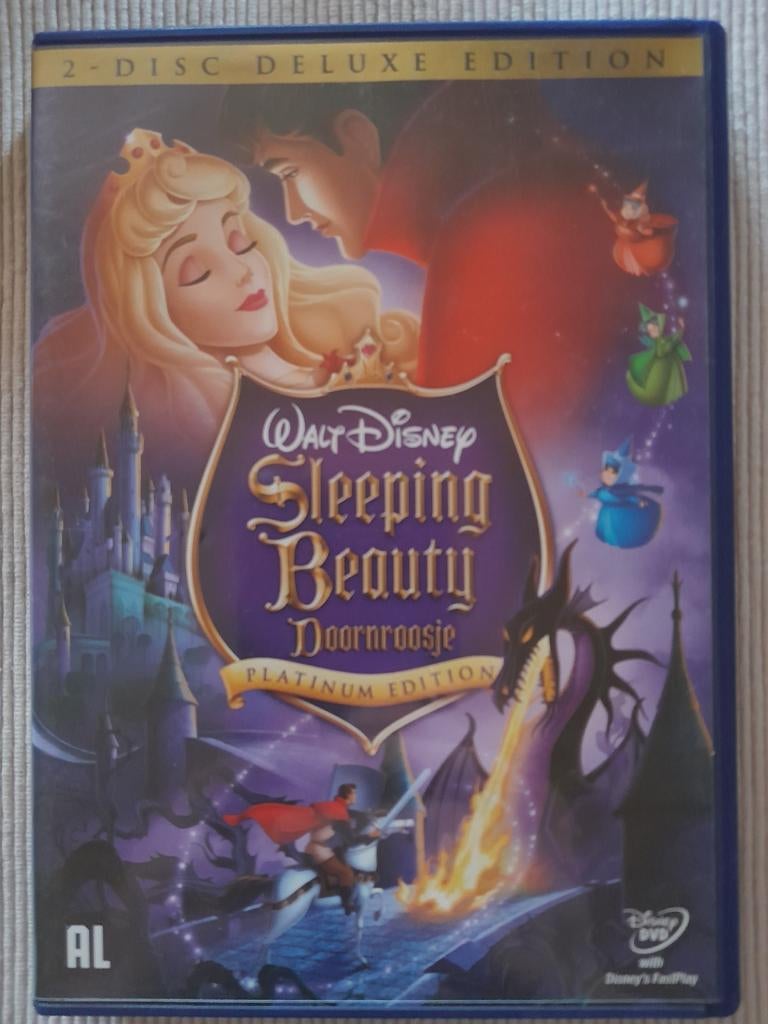 Doornroosje , sleeping beauty (platinum edition), Tekenfilm, Ophalen of Verzenden, Zo goed als nieuw, Alle leeftijden