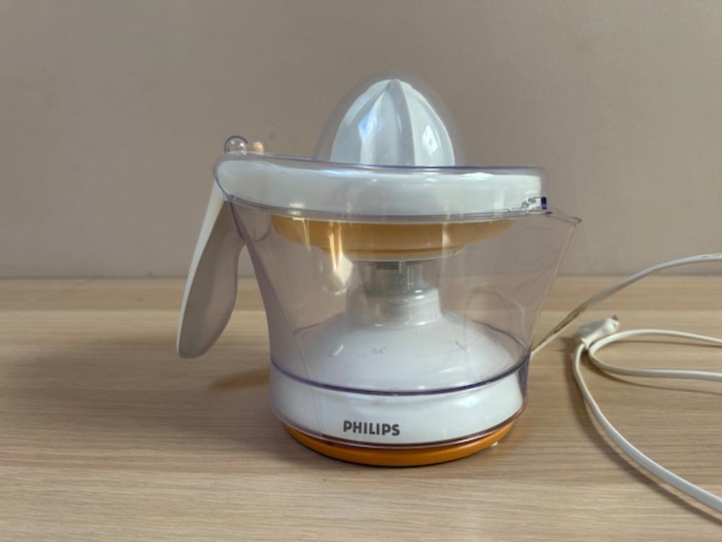 Presse-agrumes Philips : électrique, compact et pratique, Electroménager, Enlèvement ou Envoi, Comme neuf, Électrique, Presse-agrume