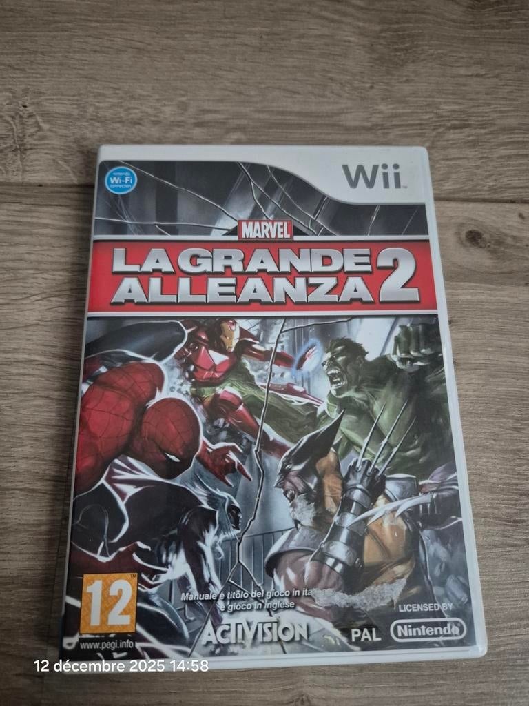 La grande alleanza 2 marvel wii, Consoles de jeu & Jeux vidéo, Enlèvement ou Envoi