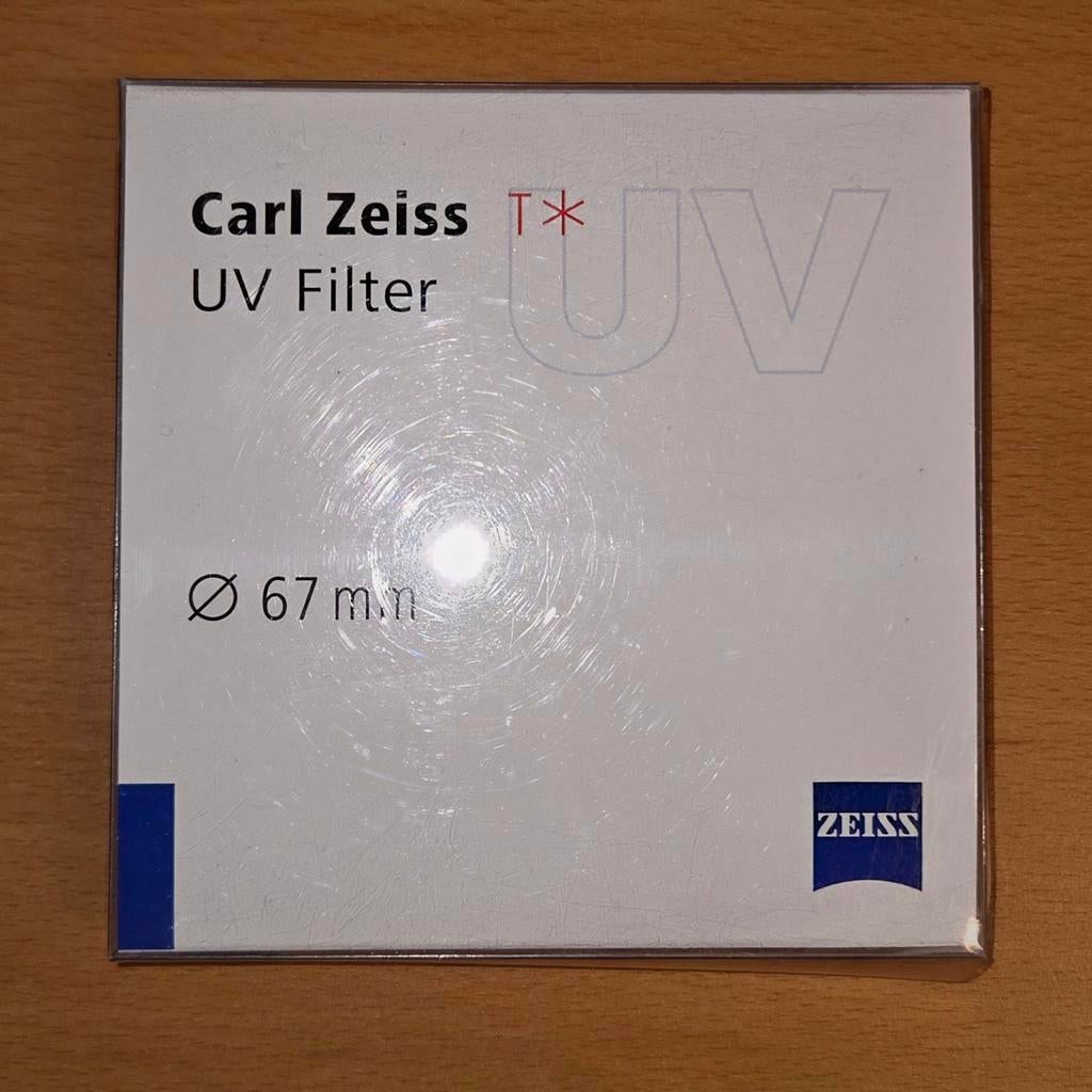 Filtre UV Carl Zeiss T* - Ø 67mm - Comme Neuf, TV, Hi-fi & Vidéo, Photo | Filtres, Neuf, Filtre UV, Filtre UV, Enlèvement ou Envoi
