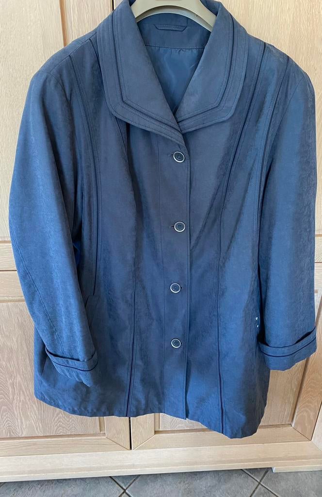 Dames Jas zomer in  Daim blauw/grijs, Enlèvement ou Envoi, Taille 46/48 (XL) ou plus grande, Bleu