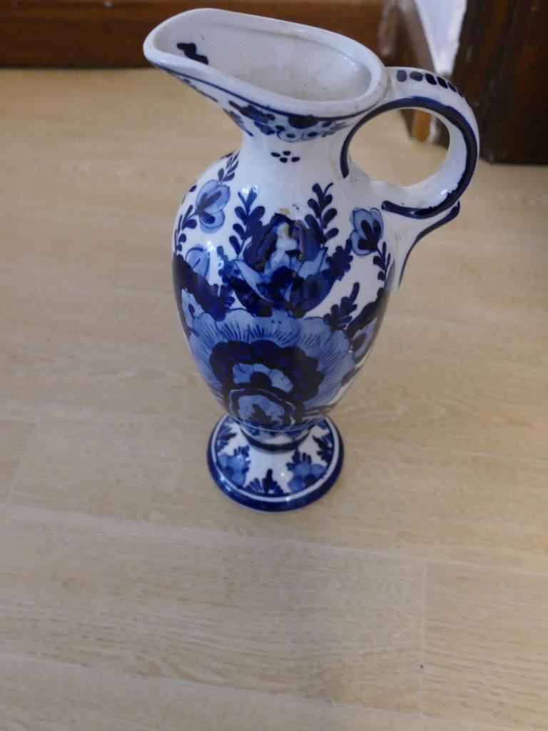 porseleinen kannetje in Delft Blauw, Ophalen