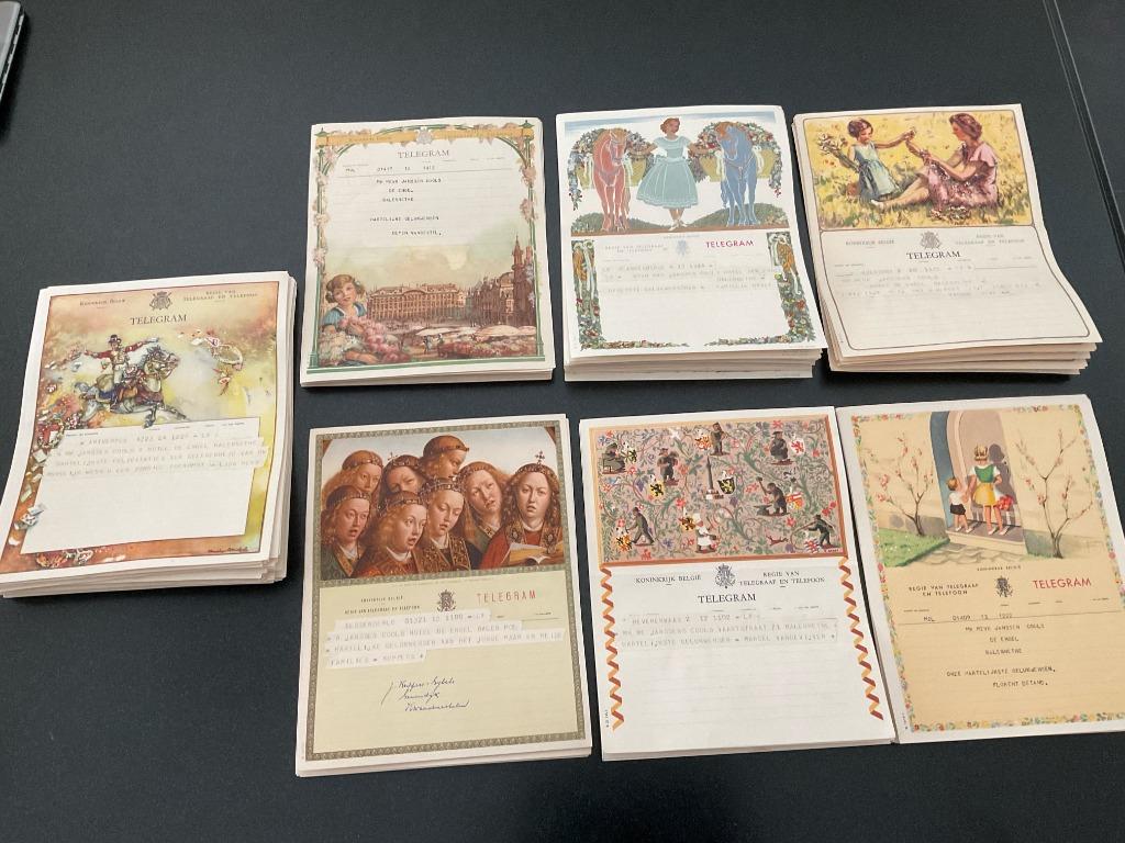 Collection de cartes postales RTT, Collections, Cartes postales | Thème, Enlèvement ou Envoi, 1940 à 1960, Affranchie, (Jour de) Fête