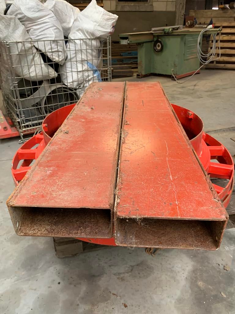 Metalen rampen vorken verlengstuk, Ophalen of Verzenden, Zo goed als nieuw