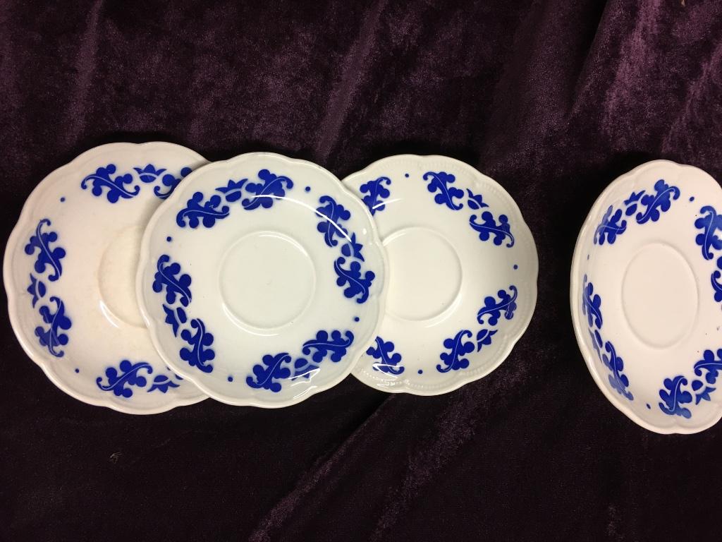 BOCH servies blauw eikenblad div stuks, Ophalen of Verzenden