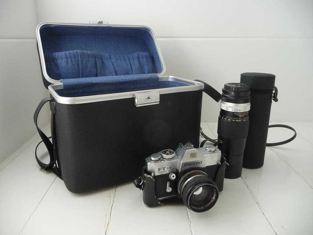 Petri fototoestel. en accessoires, Ophalen of Verzenden, Gebruikt, Spiegelreflex