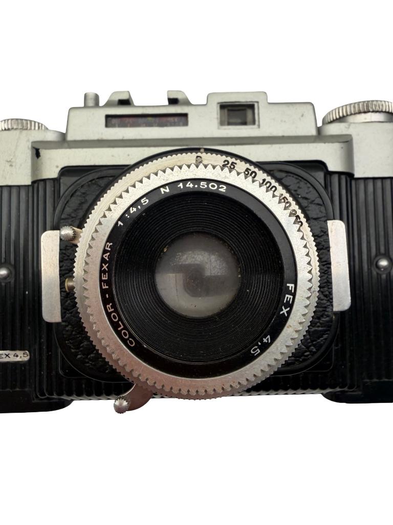 Vintage Indo Fex 4.5 bakelieten camera Frankrijk 1960, Verzamelen, Foto-apparatuur en Filmapparatuur, 1940 tot 1960, Ophalen of Verzenden
