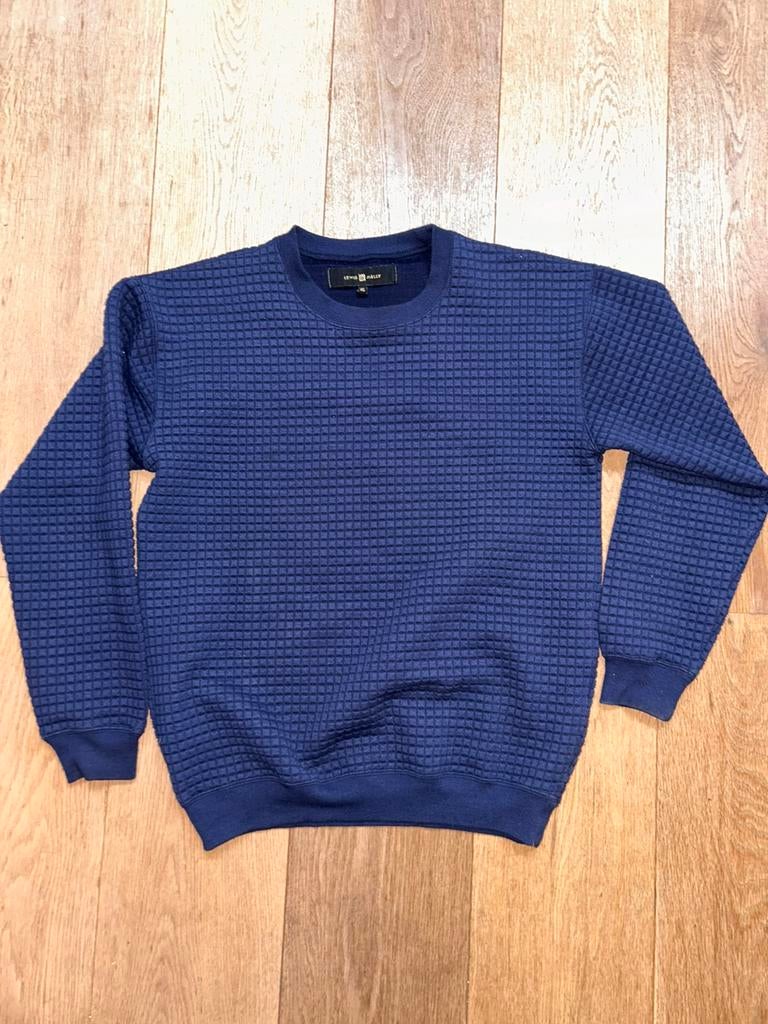 Blauwe trui lewis & melly xs, Enlèvement ou Envoi, Porté, Taille 46 (S) ou plus petite, Bleu