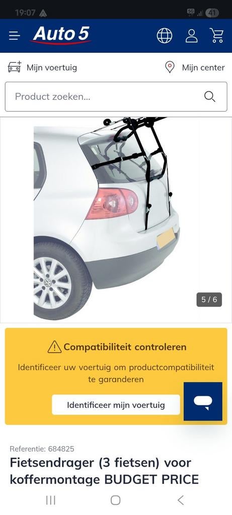 Fietsendrager voor 3 fietsen, Fietsen en Brommers, Ophalen