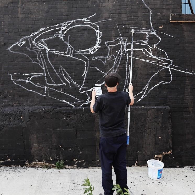 kunstwerken van ROA WANTED!, Ophalen