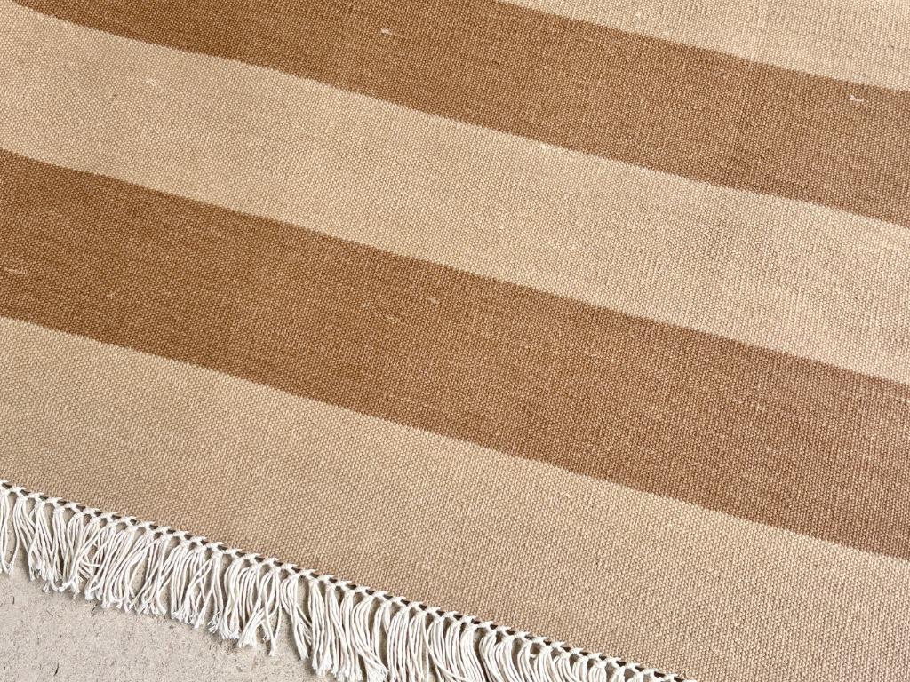 Handgeweven NIEUW tapijt (125 x 180 cm), 100 tot 150 cm, Beige, Nieuw, Ophalen of Verzenden