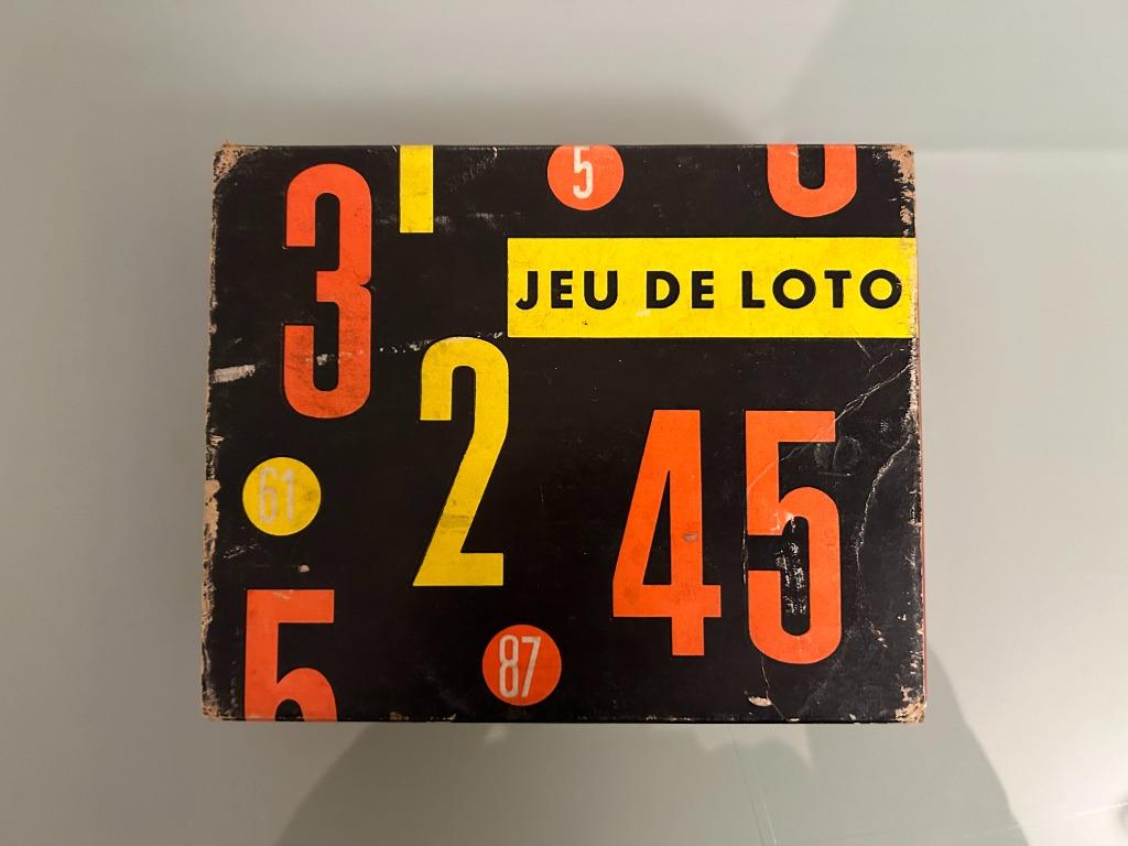 Jeu de loto Vintage, Enlèvement ou Envoi, Utilisé