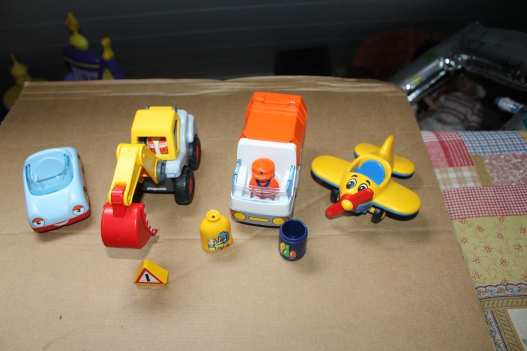 playmobil 123 - lot véhicules, Enlèvement ou Envoi, Utilisé