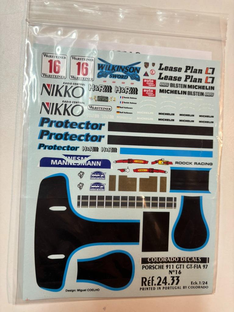 Modelbouw Colorado Decals Porche, Autres marques, Voiture, Comme neuf, 1:32 à 1:50