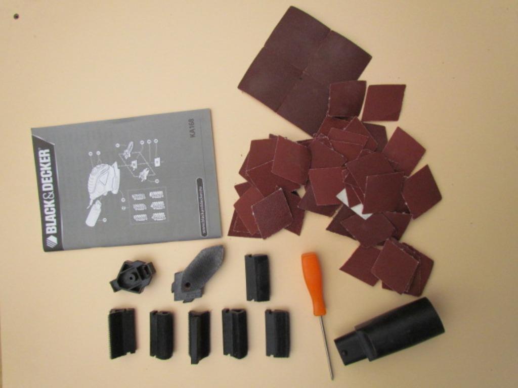 Accessoires pour ponceuse à paume : Black&Decker KA168., Enlèvement ou Envoi, Comme neuf, Ponceuse orbitale