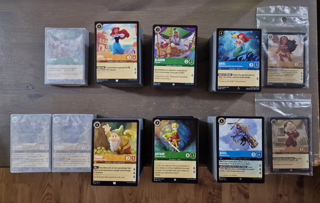 Lorcana cartes Disney, Ophalen of Verzenden, Zo goed als nieuw, Meerdere kaarten, Foil