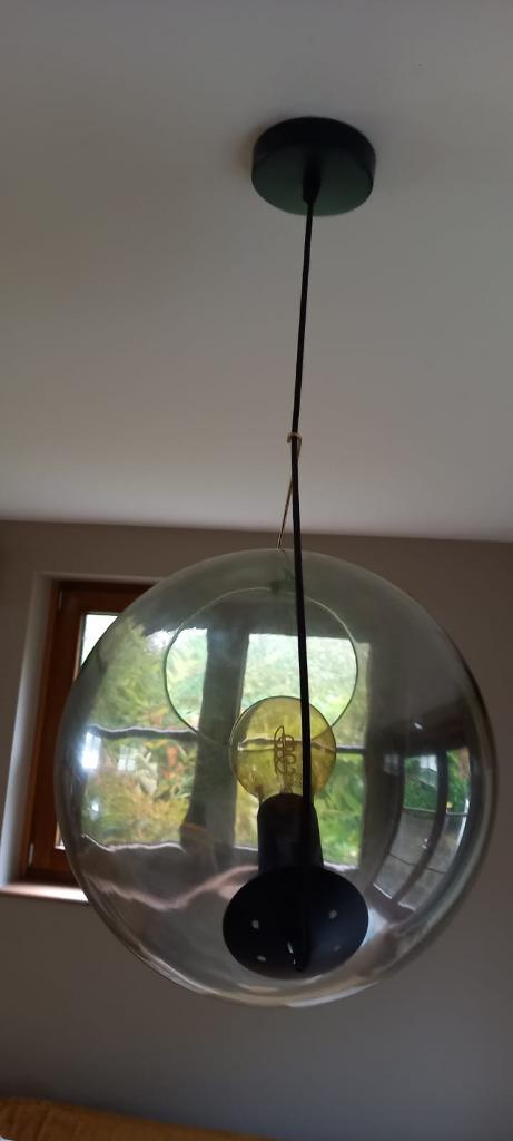 Lampe Vintage, Enlèvement, Comme neuf, Verre, Rétro