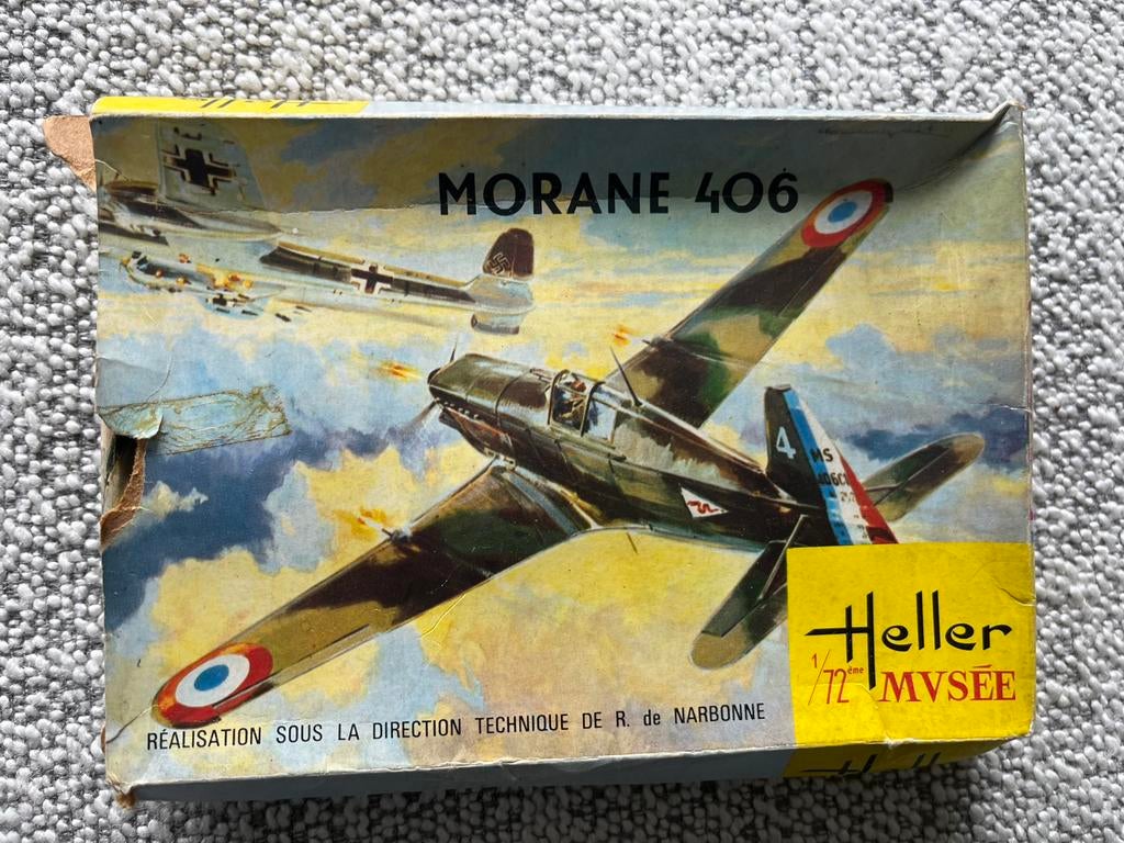 Heller morane 406 1/72, Ophalen of Verzenden, Nieuw, 1:72 tot 1:144, Heller