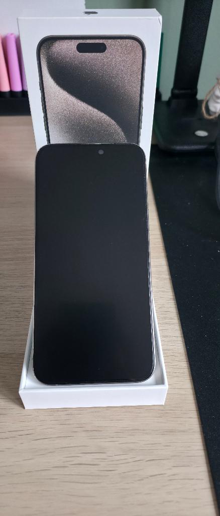 iPhone 15 Pro Max - 256GB, Télécoms, Téléphonie mobile | Apple iPhone, 256 GB, IPhone 15 Pro Max, Comme neuf, Enlèvement