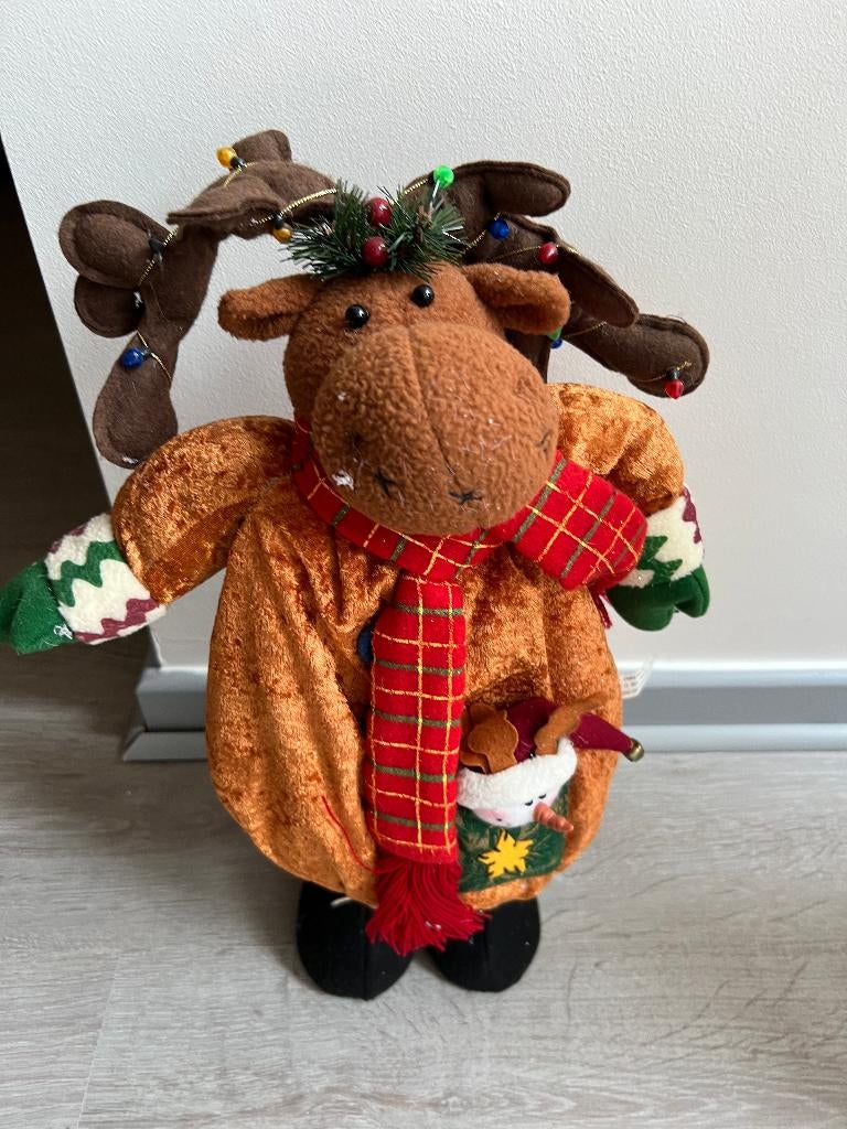 Kerstversieringen (dansende rendieren,...), Ophalen of Verzenden, Zo goed als nieuw