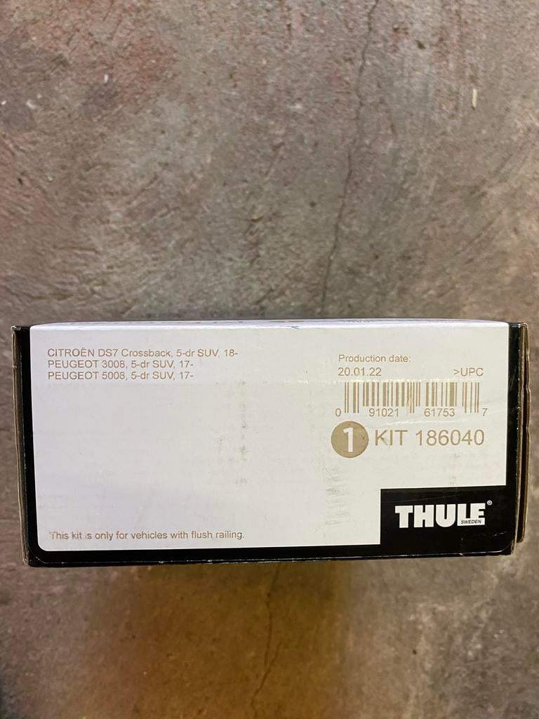Thule kit 186040, Auto diversen, Dakdragers, Ophalen of Verzenden, Nieuw