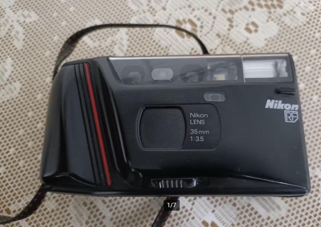 Appareil photo argentique Nikon RF 35 mm — héritage, Enlèvement, Utilisé, Compact, Nikon