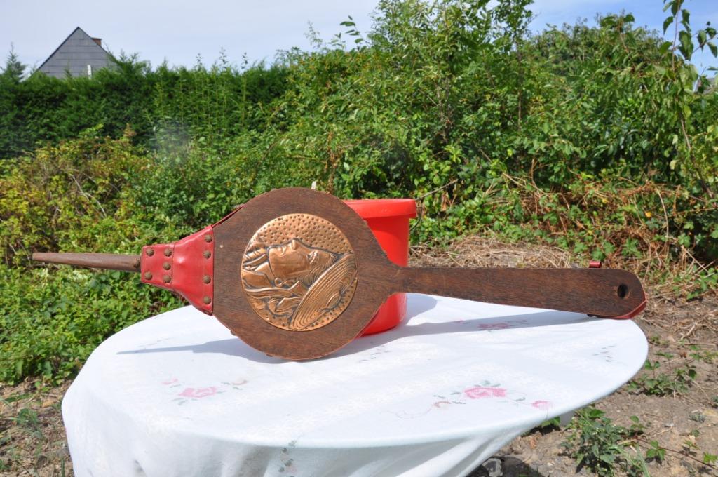 §  soufflet fonctionnel bois et cuivre, Antiquités & Art, Enlèvement ou Envoi