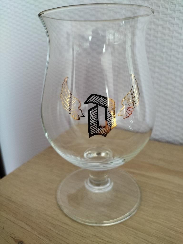 Duvelglas. Golden Wings, Verzamelen, Ophalen of Verzenden, Zo goed als nieuw, Glas of Glazen, Duvel
