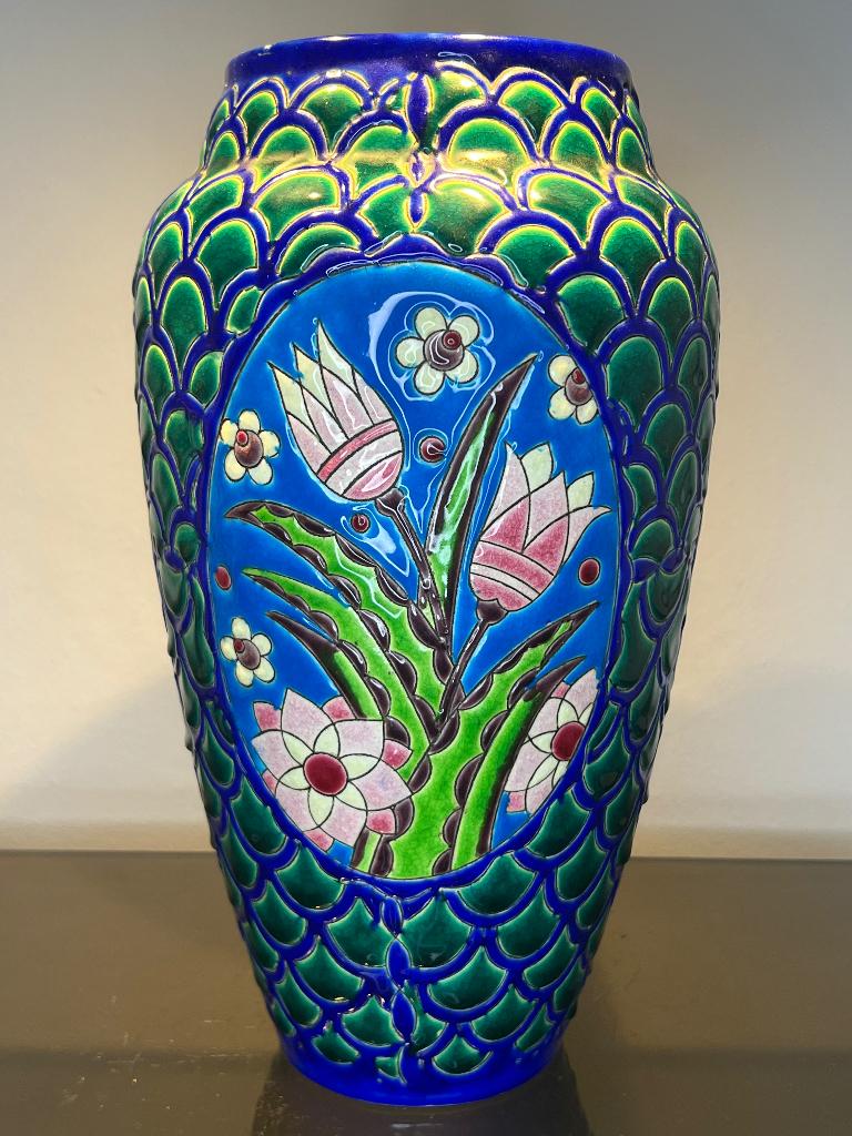 Charles Catteau Keramis Boch, Antiquités & Art, Antiquités | Vases, Enlèvement ou Envoi