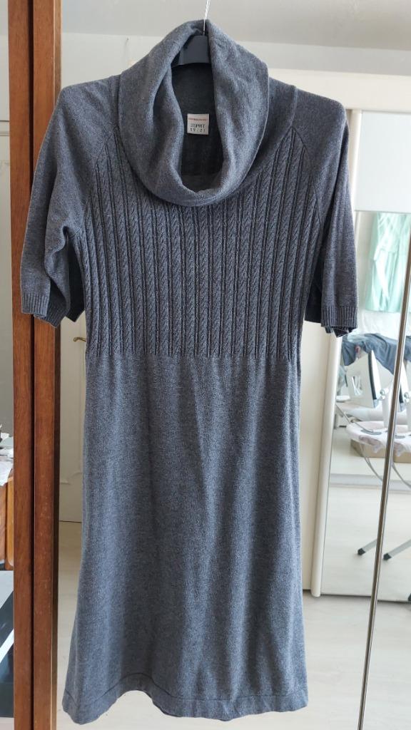 Robe en laine grise haut torsade T.40 / Large, Vêtements | Femmes, Taille 38/40 (M), Enlèvement ou Envoi, Autres couleurs, Porté