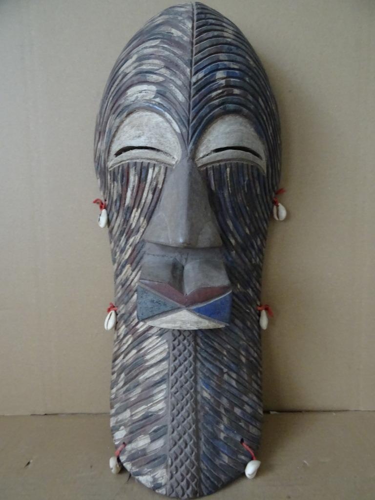 Afrikaans masker Songye Kifwebe mask healing mask DRC 1970, Ophalen of Verzenden