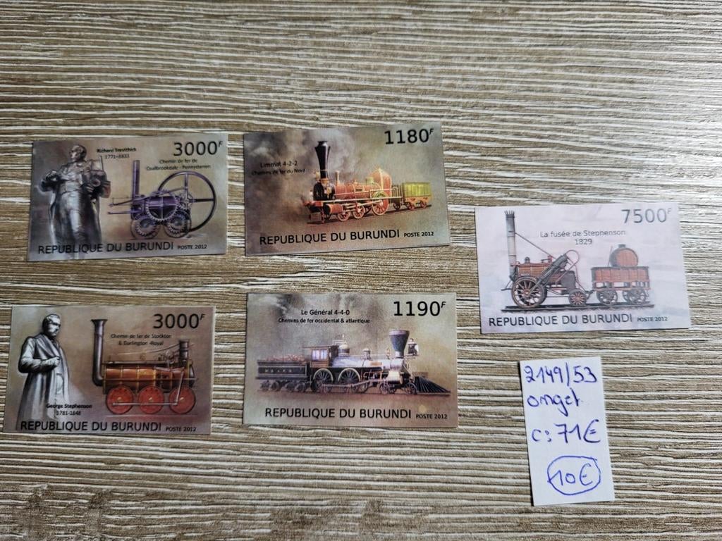 Burundi ongetand, Ophalen of Verzenden, Postfris, Postfris