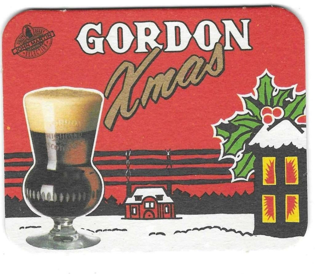 bierviltje 1st Gordon Xmas, Collections, Envoi
