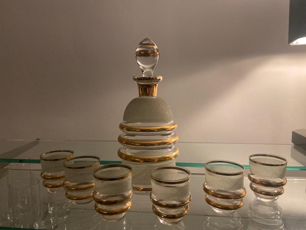 Booms glas likeurset, Ophalen