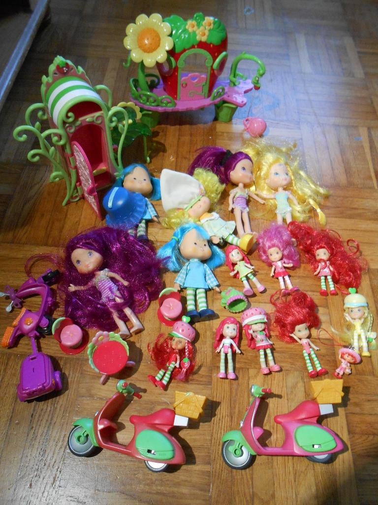 Charlotte aux fraises, poupées figurines accessoires EN LOT, Enlèvement, Utilisé