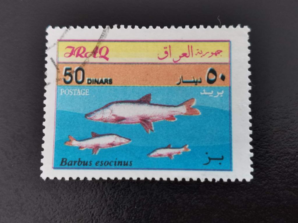 Irak 2001 - faune sous-marine, poissons, Enlèvement ou Envoi, Affranchi, Moyen-Orient