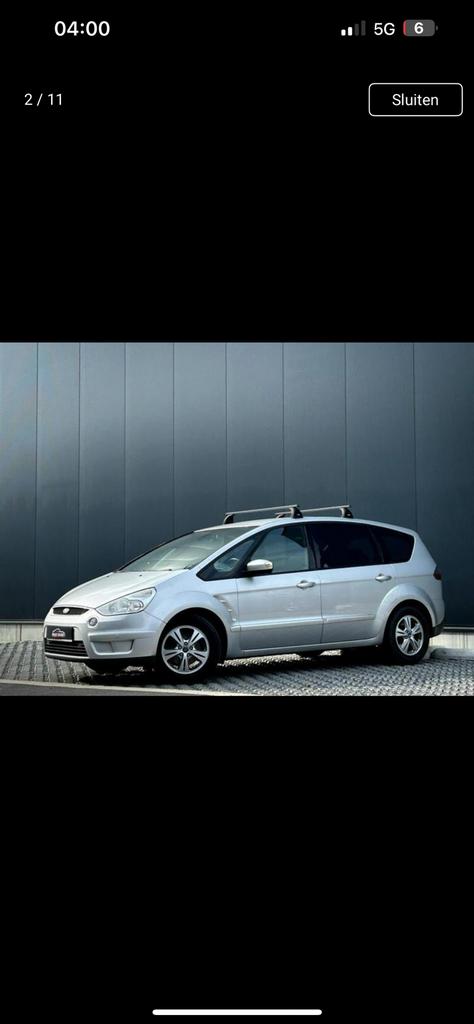 Ford S-Max 1.8 Tdci Bj 2009 / km 226.000 / Start niet, Auto's, Bedrijf, Diesel, Te koop