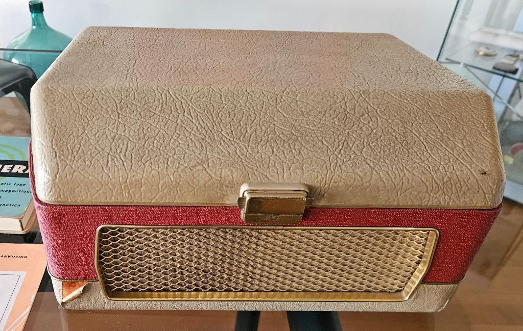 Vintage 4 sporen bandopnemer Siera 1962, Enlèvement, Magnétophone, Avec protection anti-poussière