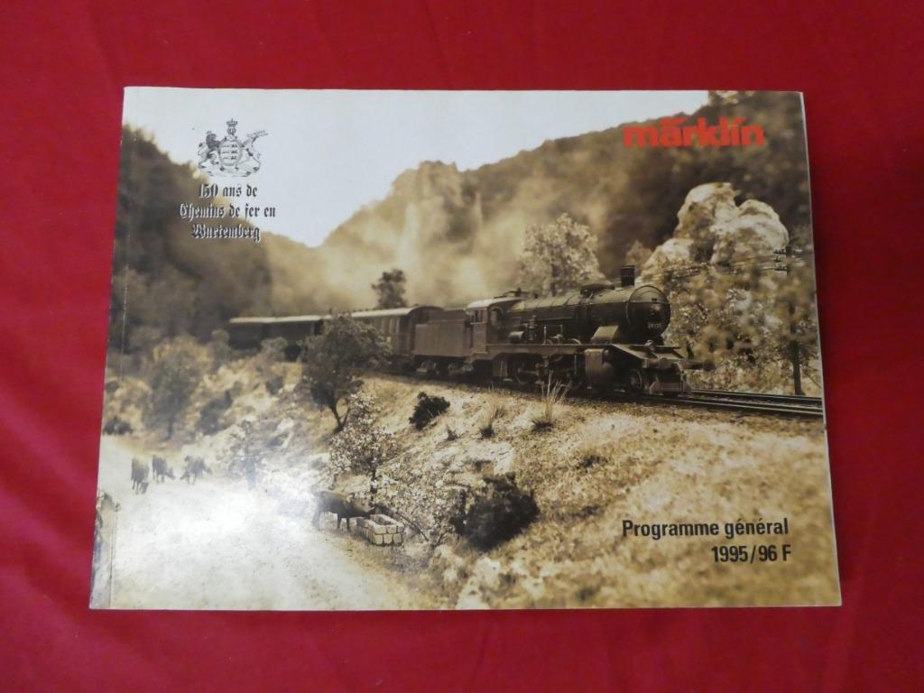 Catalogue commémoratives Märklin 1995/96 version française, Enlèvement ou Envoi, Comme neuf, Livre, Revue ou Catalogue, Märklin